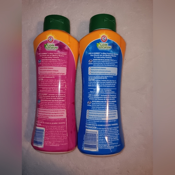 NWOT Arm & Hammer Clean Scentsations In-Wash Freshness Booster 18oz Lot of 2 - Picture 3 of 7